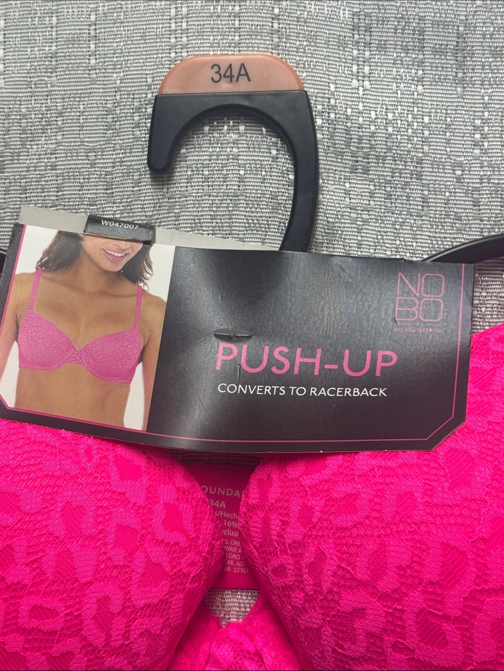 Set of 3/ Women’s Lace Push Up Bra from No Boundaries - Picture 9 of 12
